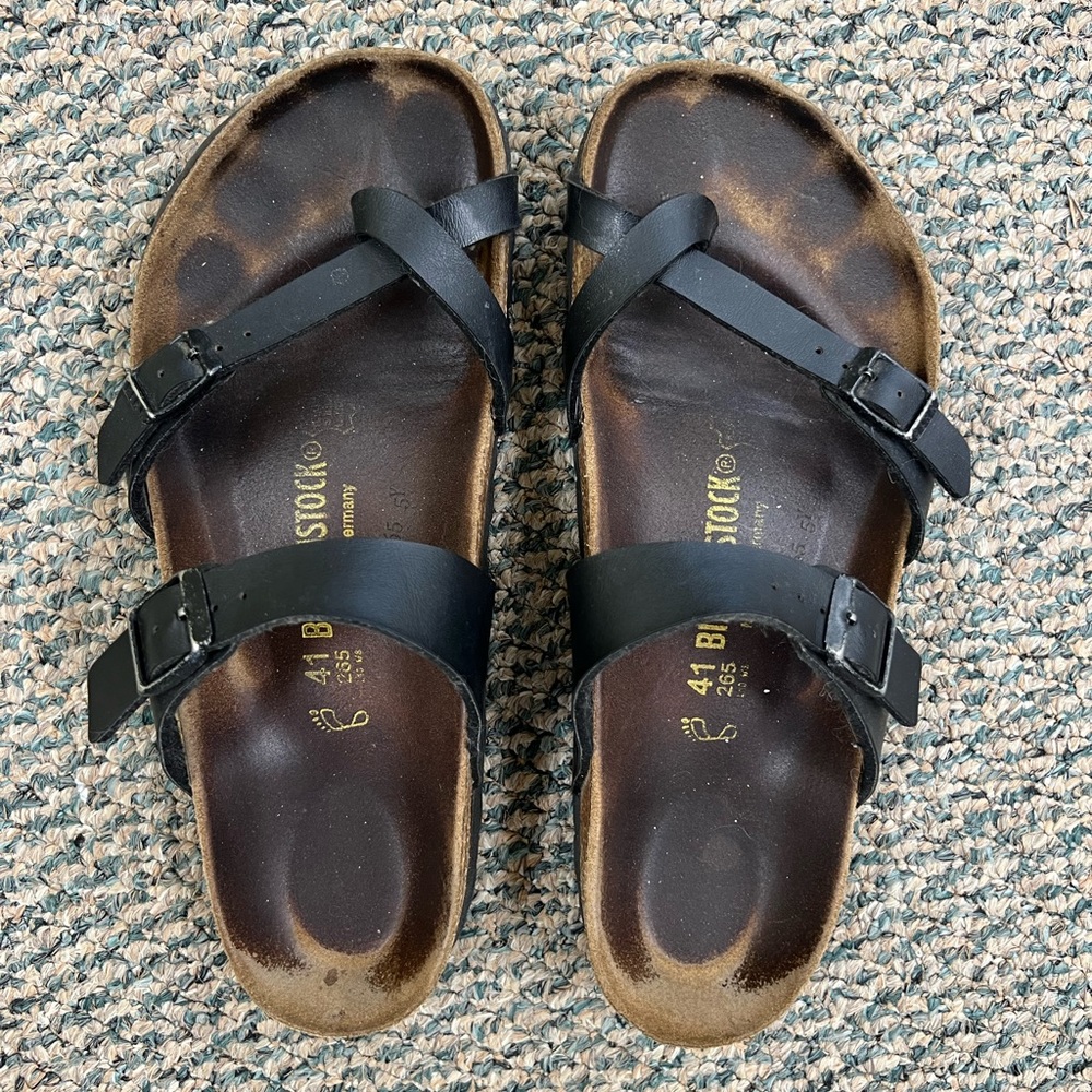 SOLD - Birkenstock black Mayara style sandal - size 41